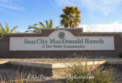Sun City MacDonald Rach Neighbor Hood Adult Golf Course Community Henderson NV